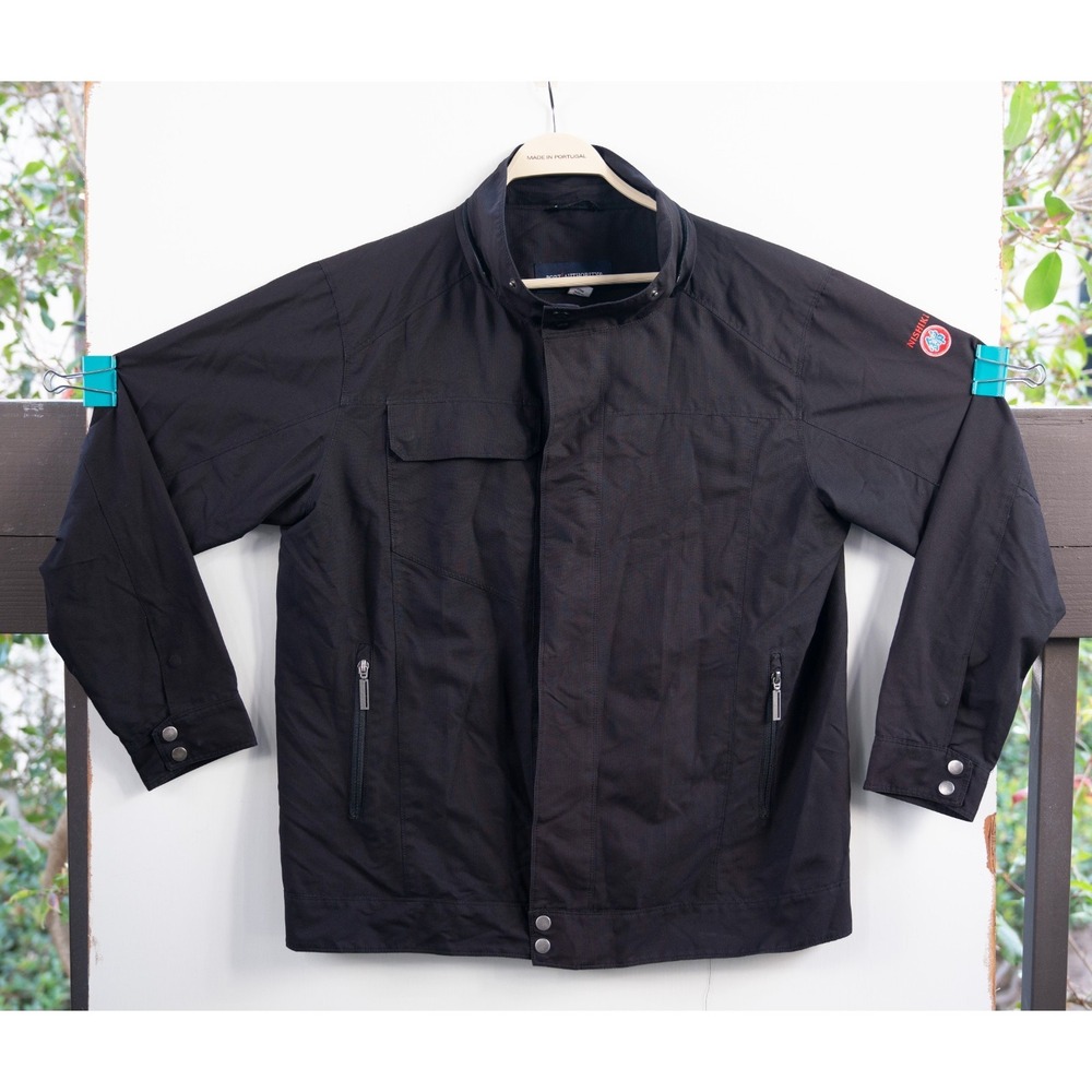 Nishiki Rice Rare Promo Jacket Embroidered Full Zip Black Port Authority Size L